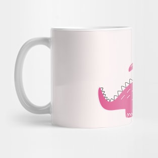 Prehistoric Basketball Dino Mug